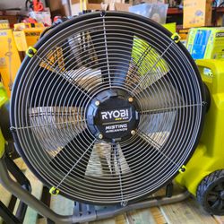 RYOBI 40V HP  Cordless Hybrid 18 in. WHISPER SERIES Misting Fan (Tool Only)