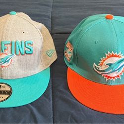 Miami dolphins snap back hats