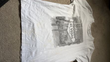 Fun white sleep shirt size Lagre