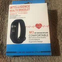 M3 Intelligence Bluetooth Health Smart Band Watch Monitor 