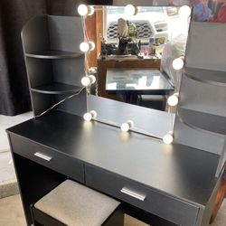 black vanity 