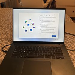 Dell laptop, touch screen