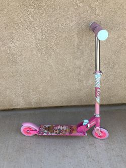 LOL surprise pink kick scooter great for kids