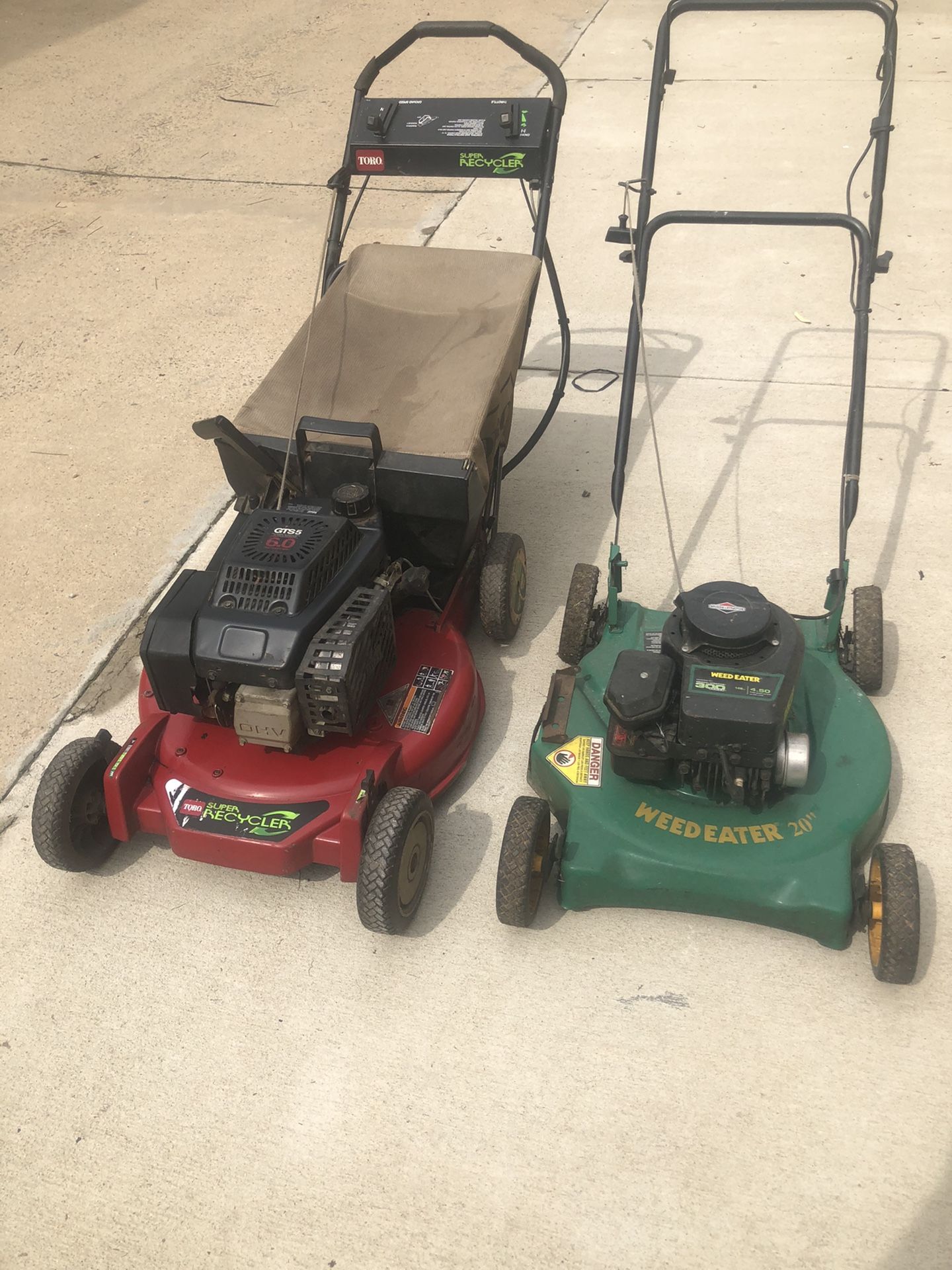 Mowers 2 for sale.
