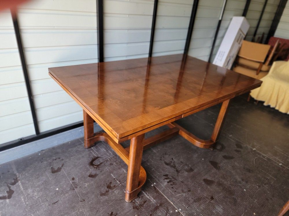 Mahogany Dining Table, 8 Chairs
