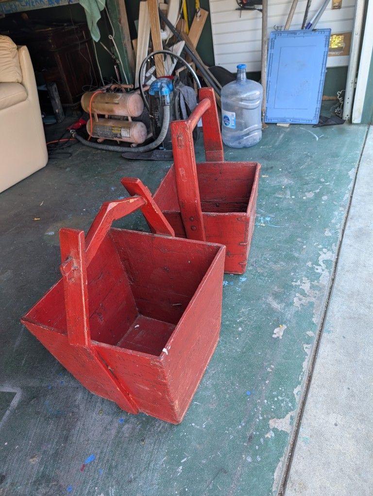 Rustic Old Fashioned Planter Boxes