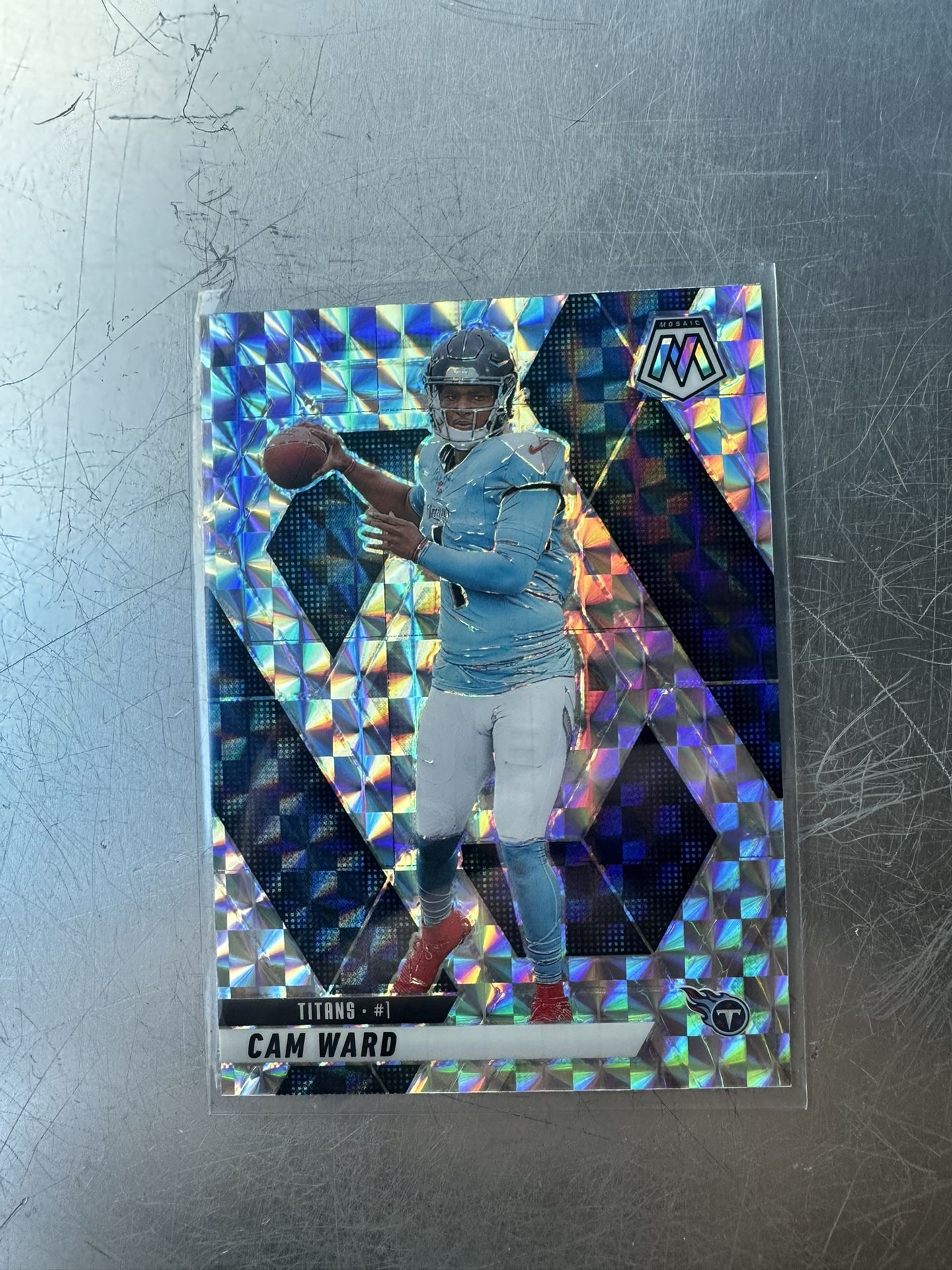 Can Ward Mosaic Football Card