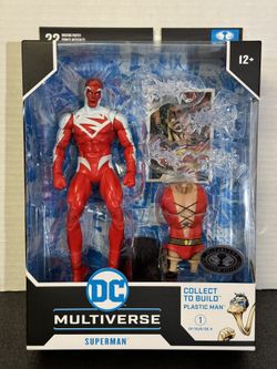 McFarlandw DC Multiverse Red Superman JLA Platinum Edition Plastic Man BAF