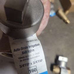 Irrigation  Valves 3/4