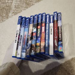 Bulk Set Of 11 PS4 Games. Individual Sale And Bulk