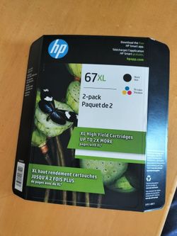 HP 67XL Ink Cartridges 2-Pack