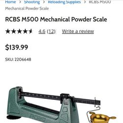 RCBS RELOADING SCALE