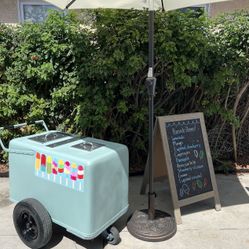 Popsicles And Popsicle Cart