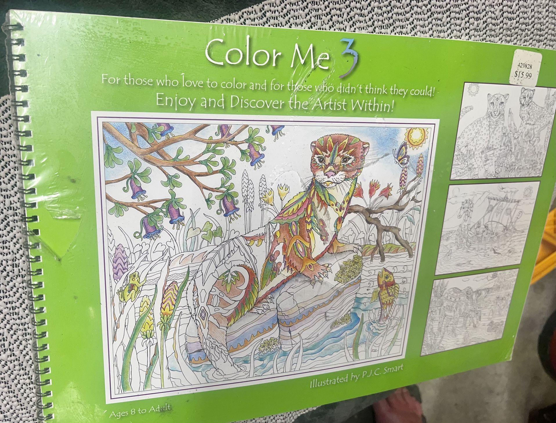 Color Me 3 Coloring Book
