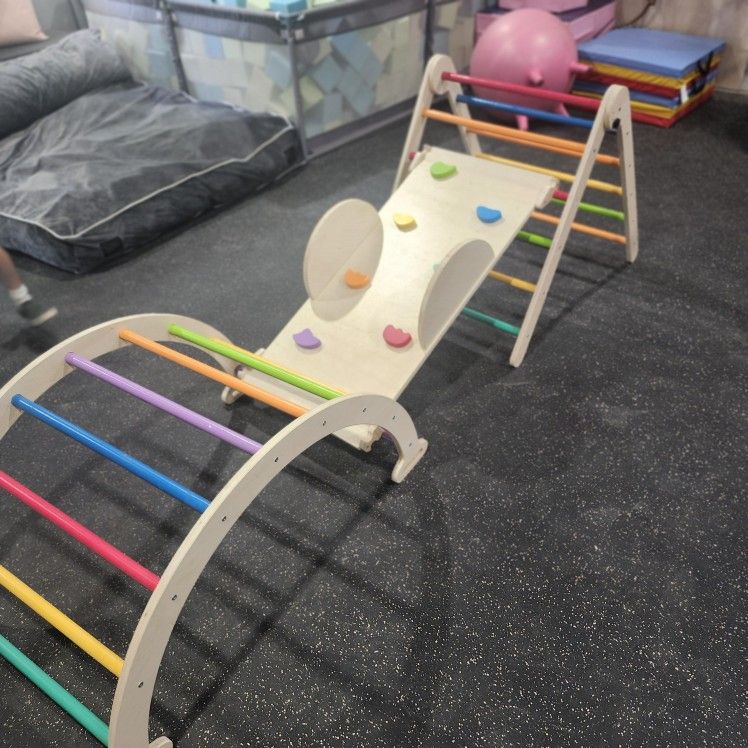 3 In 1 Pickler Triangle Set, Baby Climbing Gym Toys