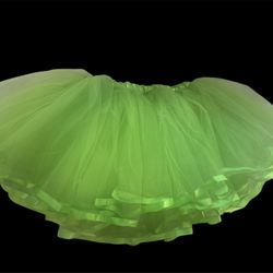 Vibrant Green Tulle Skirt for adults Halloween costume one size fits all 