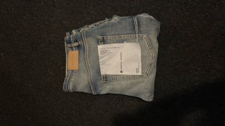 Purple jeans