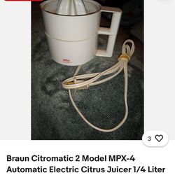 Braun Juicer 