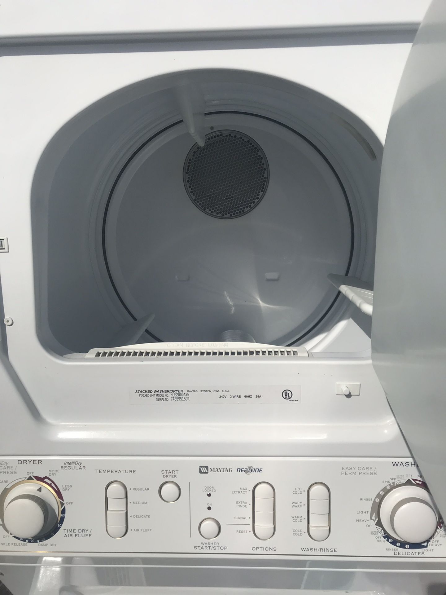 Maytag Neptune stackable washer and dryer for Sale in Waddell, AZ OfferUp