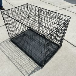 Dog Cage With Double Door, You Can Use The Front Or Side Door, 25” Tall 36” Long 22” Wide
