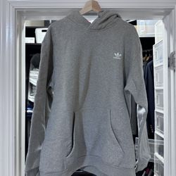 Men's Adidas Originals Trefoil Tracksuit Set – Hoodie & Joggers – Heather Grey – Size XL – Primegreen