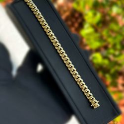 Jewelry 14k solid yellow Gold Miami Cuban link bracelet 7.25” 41.30grams 8.40mm