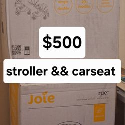 Stroller And Car Seat 