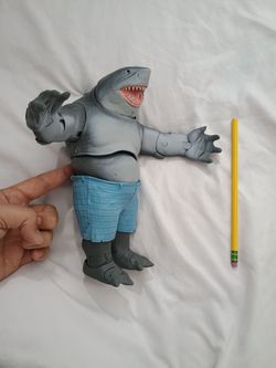9 INCH COMPLETE DC MULTIVERSE BAF SUPER SHARK FIGURE
