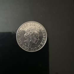 2021 TEN 10 PENCE SHIELD COIN BRILLIANT UNCIRCULATED BU BUNC