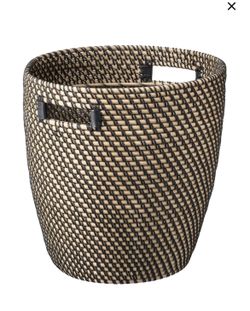 Plant pot, indoor/outdoor dark gray/beige, 12 ½ "