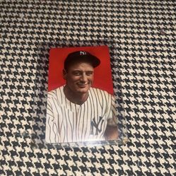 1973 Lou Gehrig Playing Card Baseball Yankees