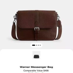 Coach Warner Messenger Bag - Maple