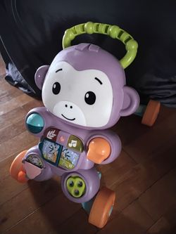 Baby Walker Purple Monkey