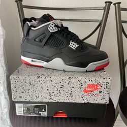 NEW Nike Air Jordan 4 Retro Bred Reimagined