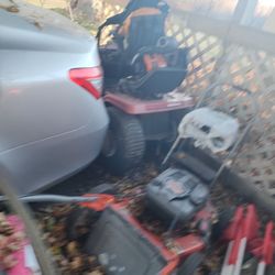 Free Lawn Ride  Mower And   Scrap