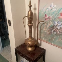 Indian Engraved Tea Pot