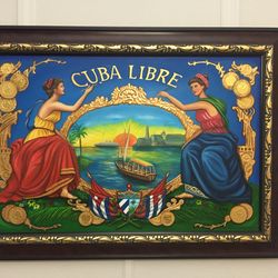 Oil painting Cuba Libre