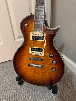 LTD EC-1000 Deluxe Amber Sunburst Electric Guitar