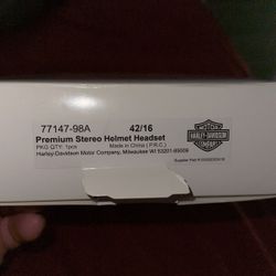 Harley Davidson Premium Stereo Helmet Headset 