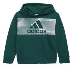 New With Tags Adidas Hunter Green Pullover Hoodie 