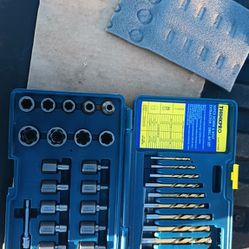 Extractor. Drill Bit Set New   1/8. To3/32.  29 Pc