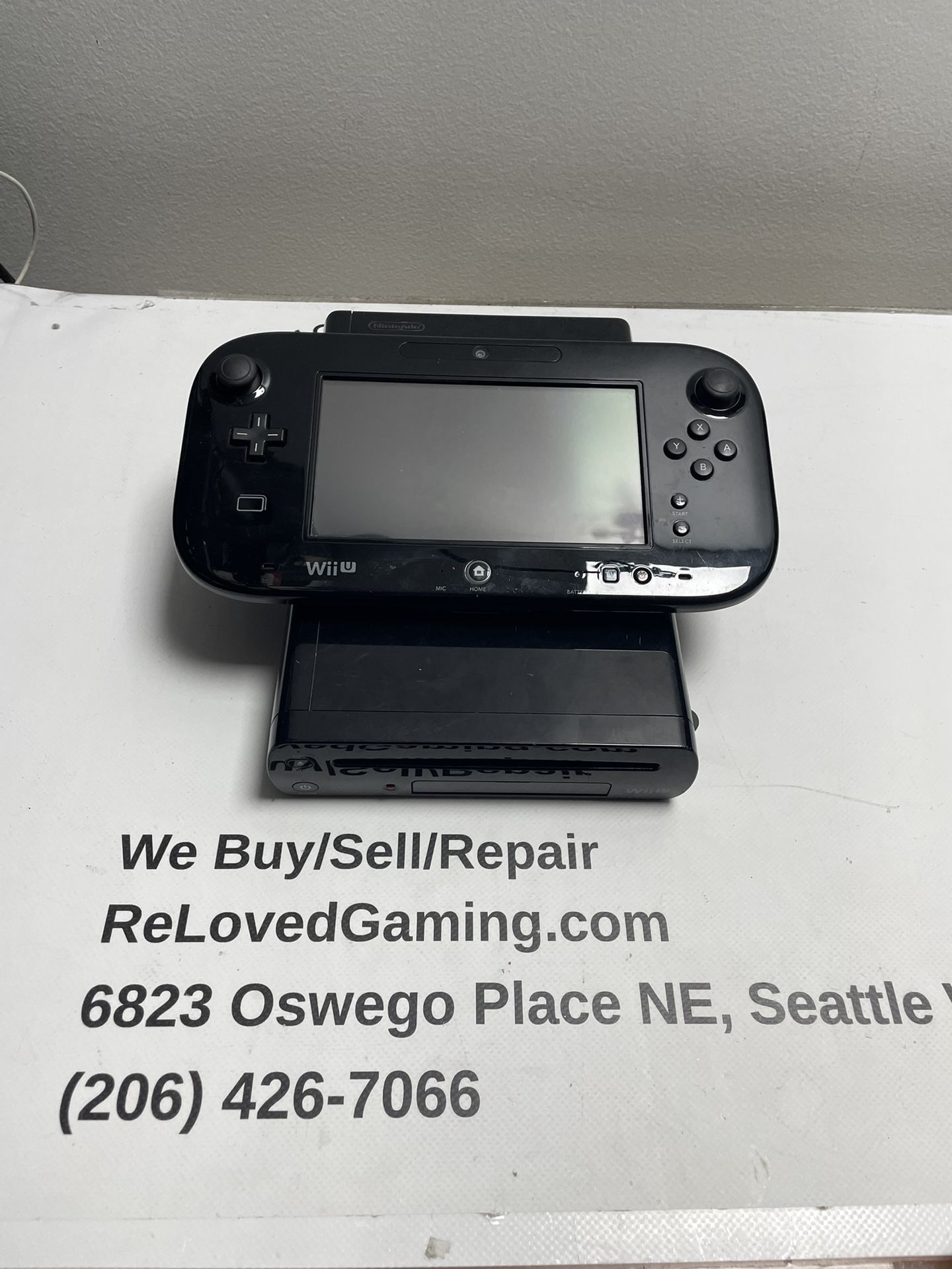 Nintendo Wii U Console - Tested And Working Perfectly - Great Condition - For Sale Or Trade 