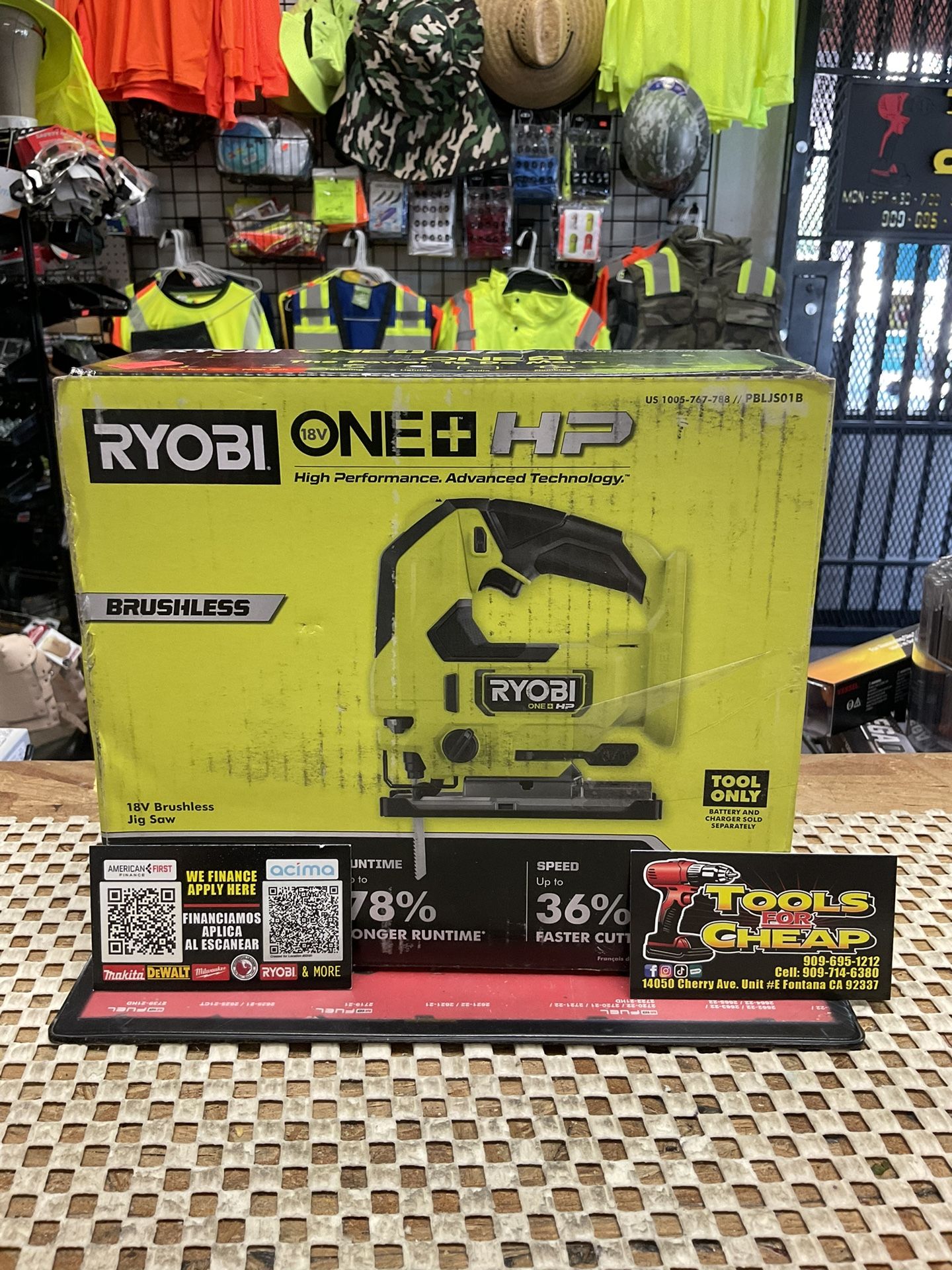 RYOBI ONE+ HP 18V Brushless Cordless Jig Saw (Tool Only)