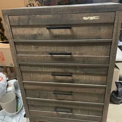 Brown Wooden Dresser