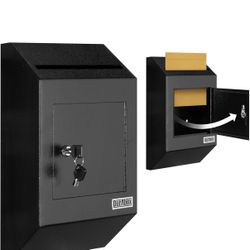 Heavy Duty Drop Box Deposit Safe 10 x 4 x 16” 
