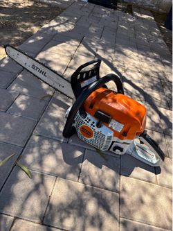 Stihl ms 391 -20 inch bar & New chain - it come with a new extra chain.
