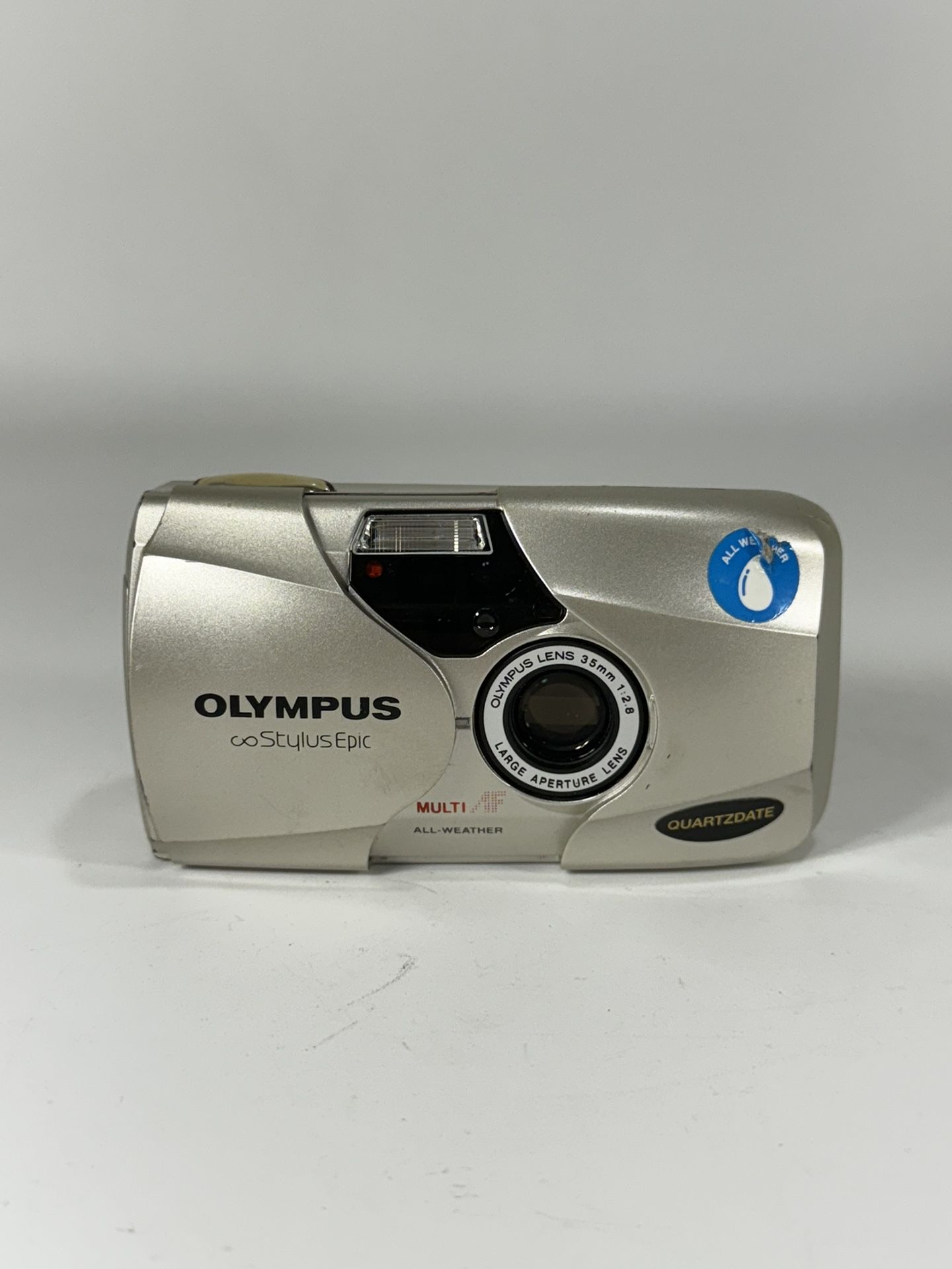 Olympus Infinity Stylus Epic Multi AF Point & Shoot 35mm Film Camera w/ Battery