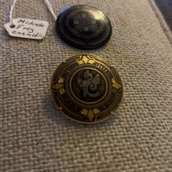 Two Antique  Austrian And Spanish Brooches 