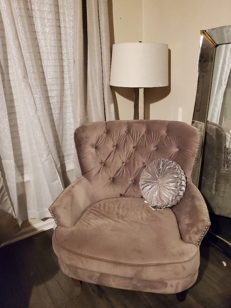 Beautiful Lilac Accent Chair