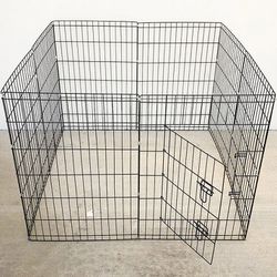 (New) $43 Folding 36” Tall x 24” Wide x 8-Panel Pet Playpen Fence Gate Outdoor Indoor 